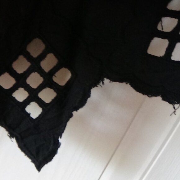 Bali Emerald Vintage 80s Floral Embroidered Boho Top and Skirt Set - Picture 4 of 13